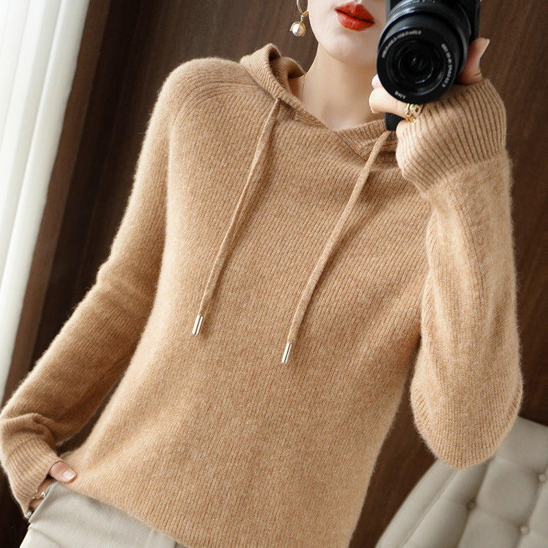 Dalina | Kasjmier trui met capuchon – Warm en comfortabel