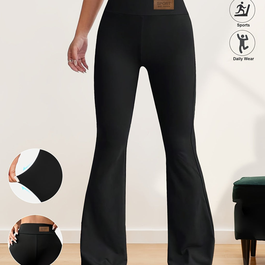 Raina | Uitlopende legging met hoge taille voor dames - Broek met buikcontrole