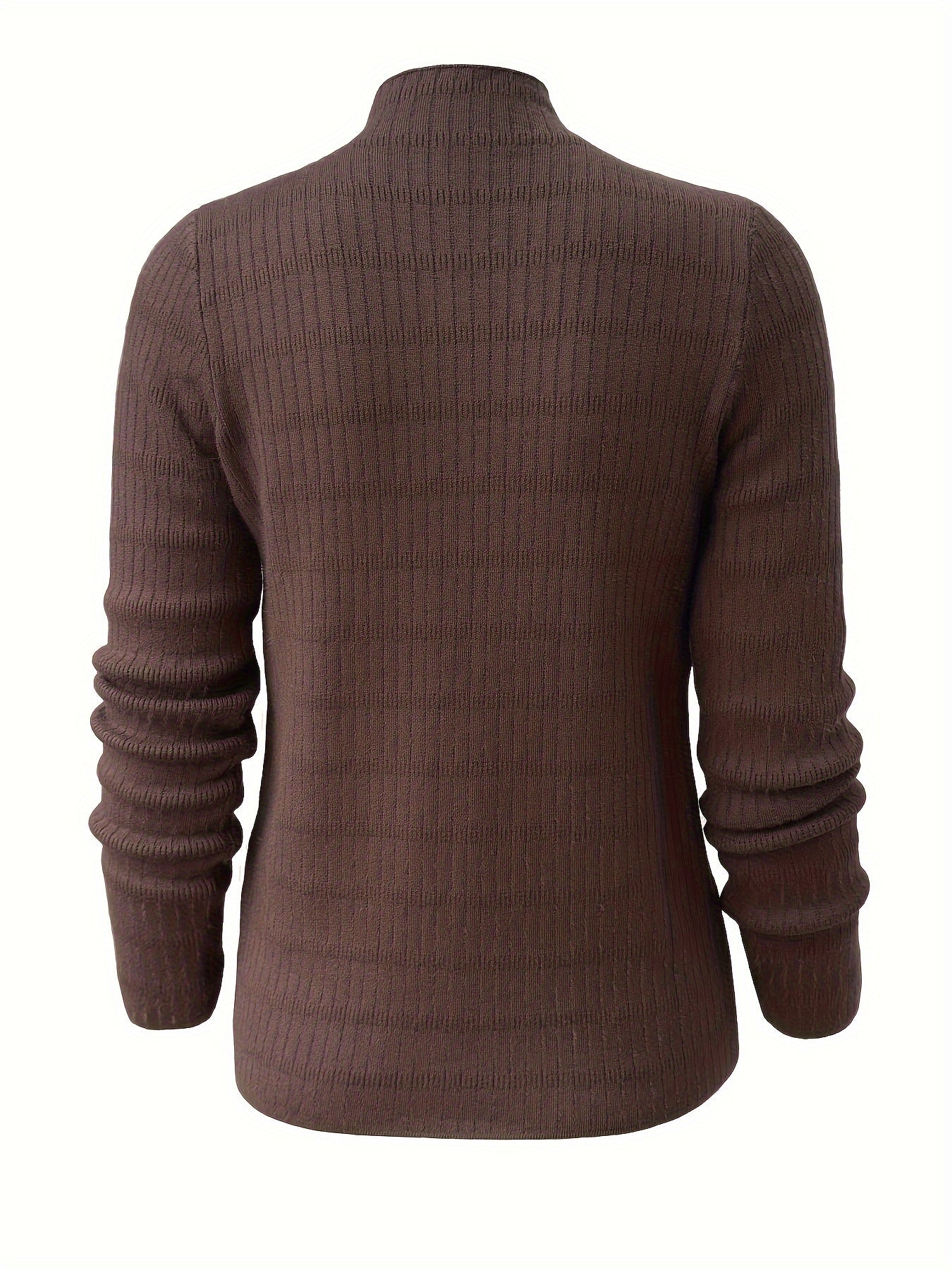 Kaelyn | Knusse fleece-gevoerde mock coltrui - Warme gebreide trui