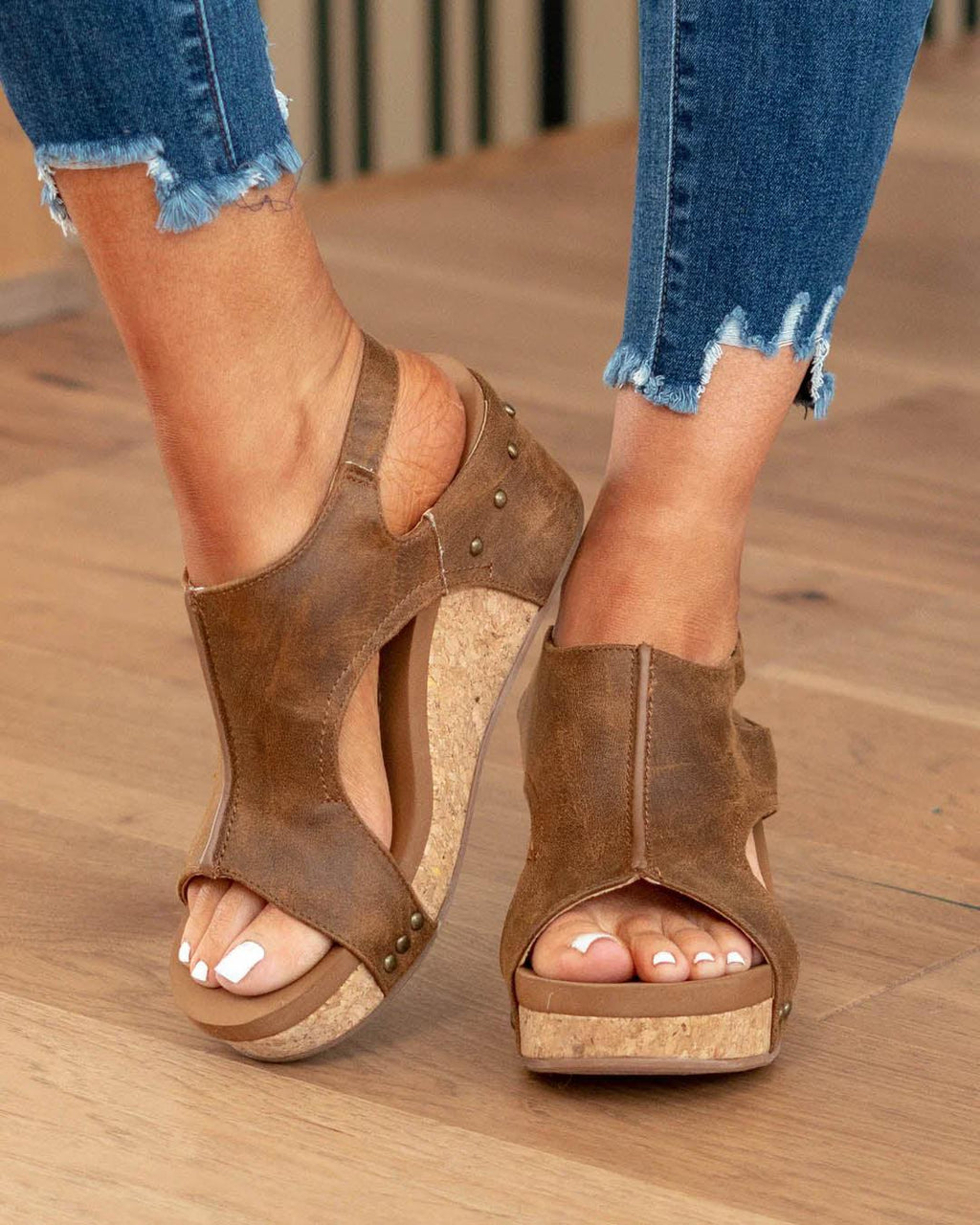 Yrsa | Ergonomic Women's Wedge Sandals with Arch Support for Casual and Everyday Wear