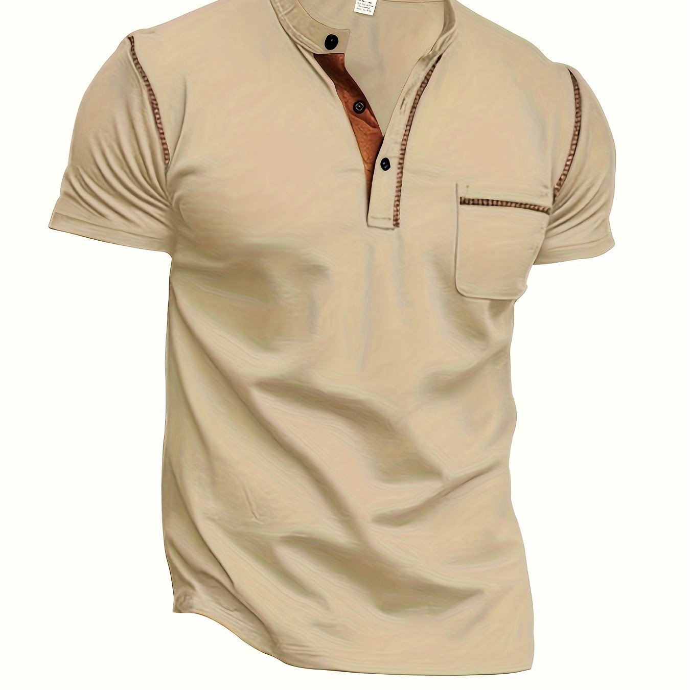 Fabrizio | Heren-T-shirt met korte mouwen - Ademend katoenen casual shirt
