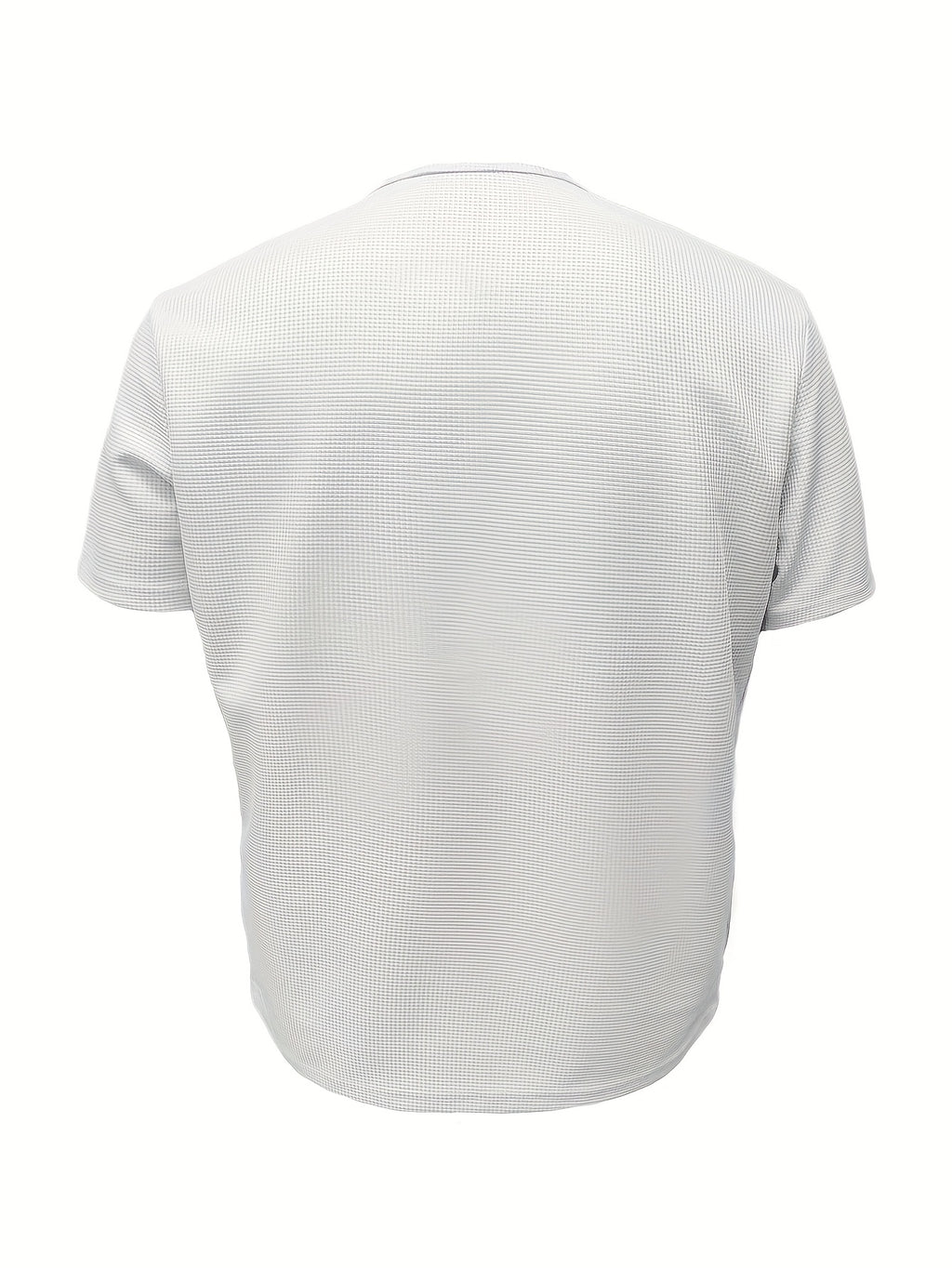 Wallace | Herenhemd met korte mouwen - Lichtgewicht gebreid wafel T-shirt