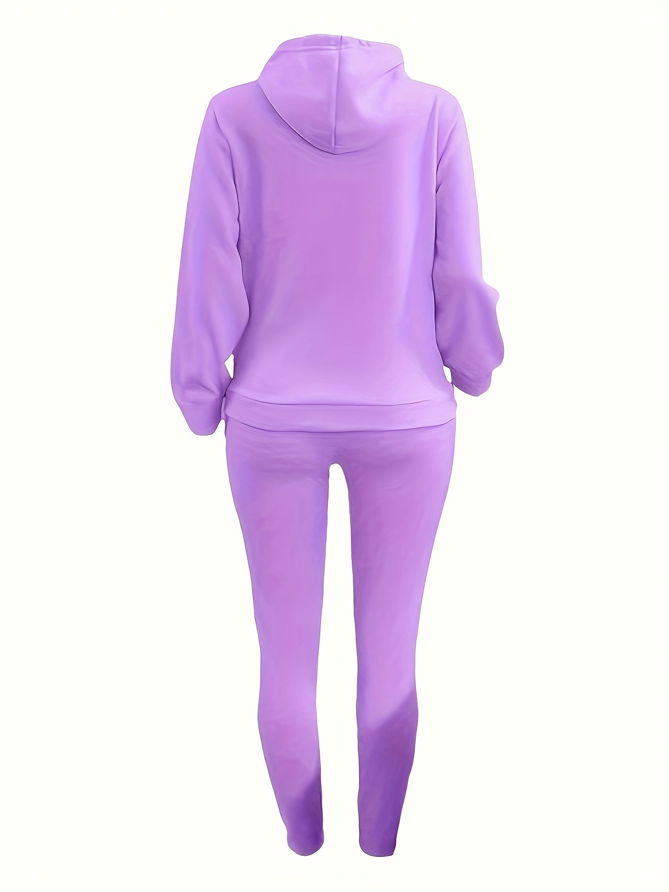 Thais | Casual tweedelige damesset - hoodie met koord en joggingbroek