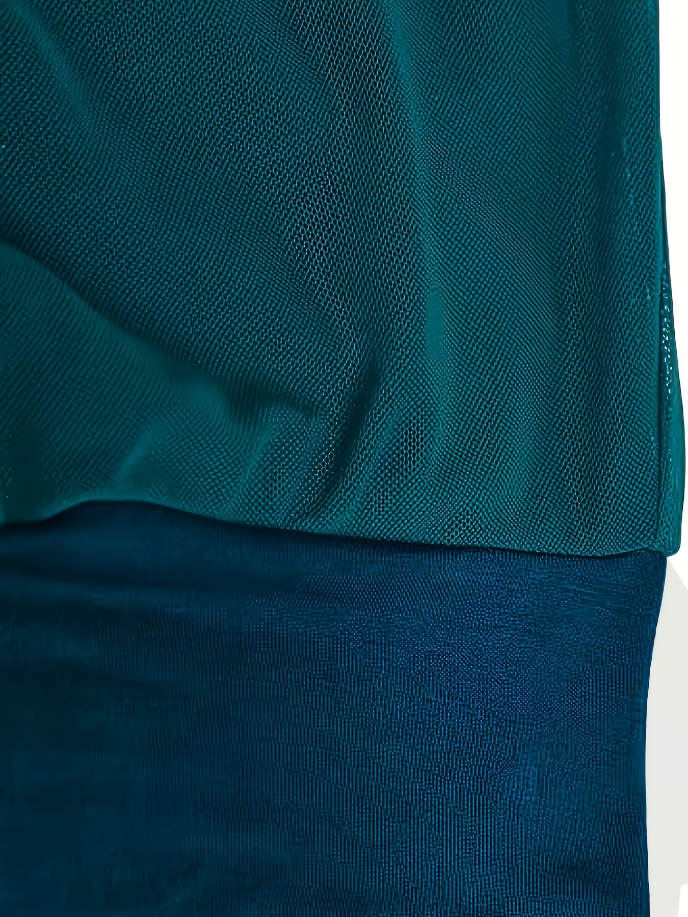 Empriss | Casual Mesh Blouse for Women - Short Sleeves, Pleated Front
