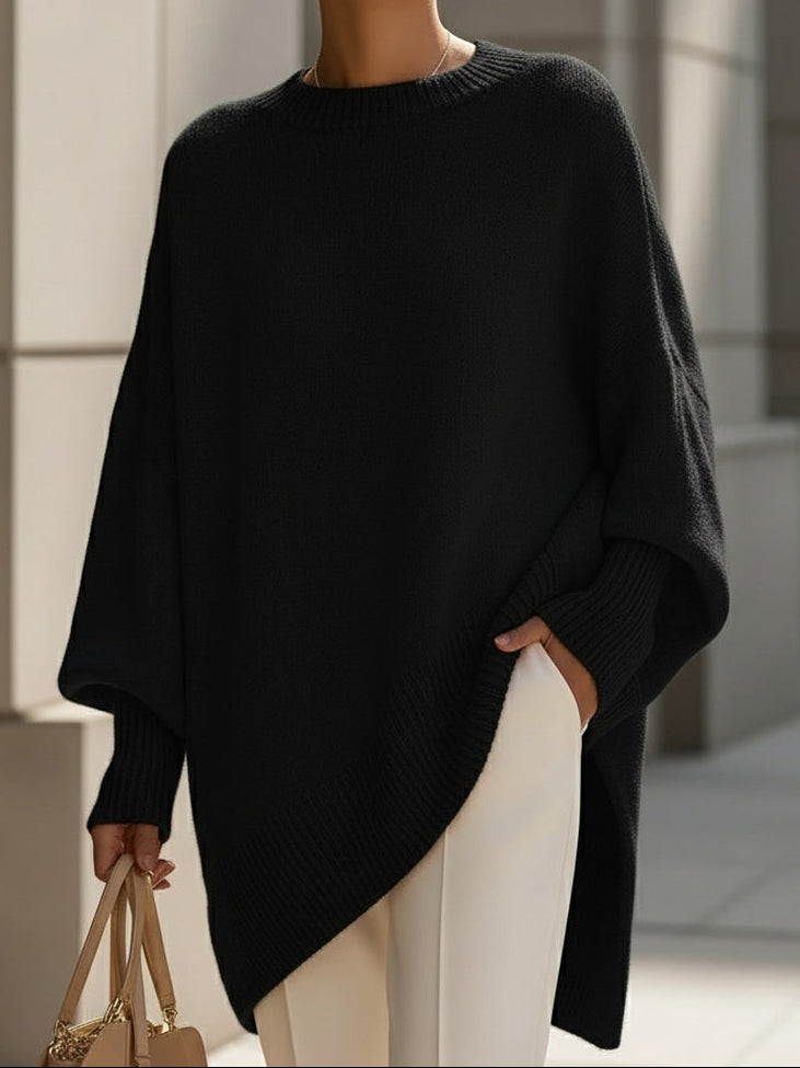 Kaivara | Oversized wollen trui voor dames – Comfortabele gebreide pullover, chique wintertop