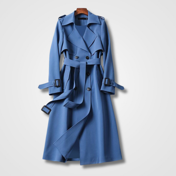 Zevina | Elegante Trenchcoat voor dames - Stijlvolle bovenkleding met ceintuur in taille