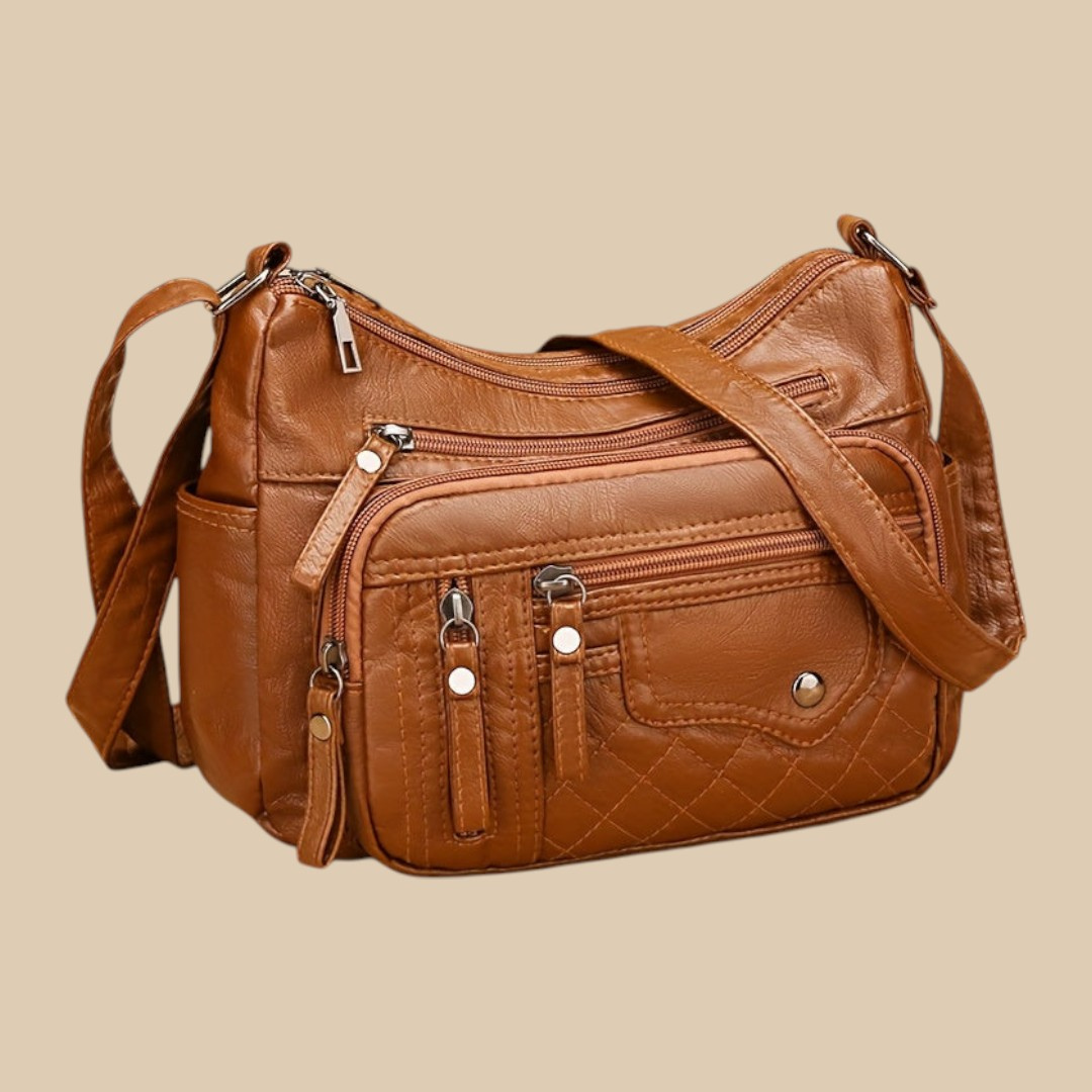 Vaessa | Leren crossbodytas voor dames – elegante designer schoudertas