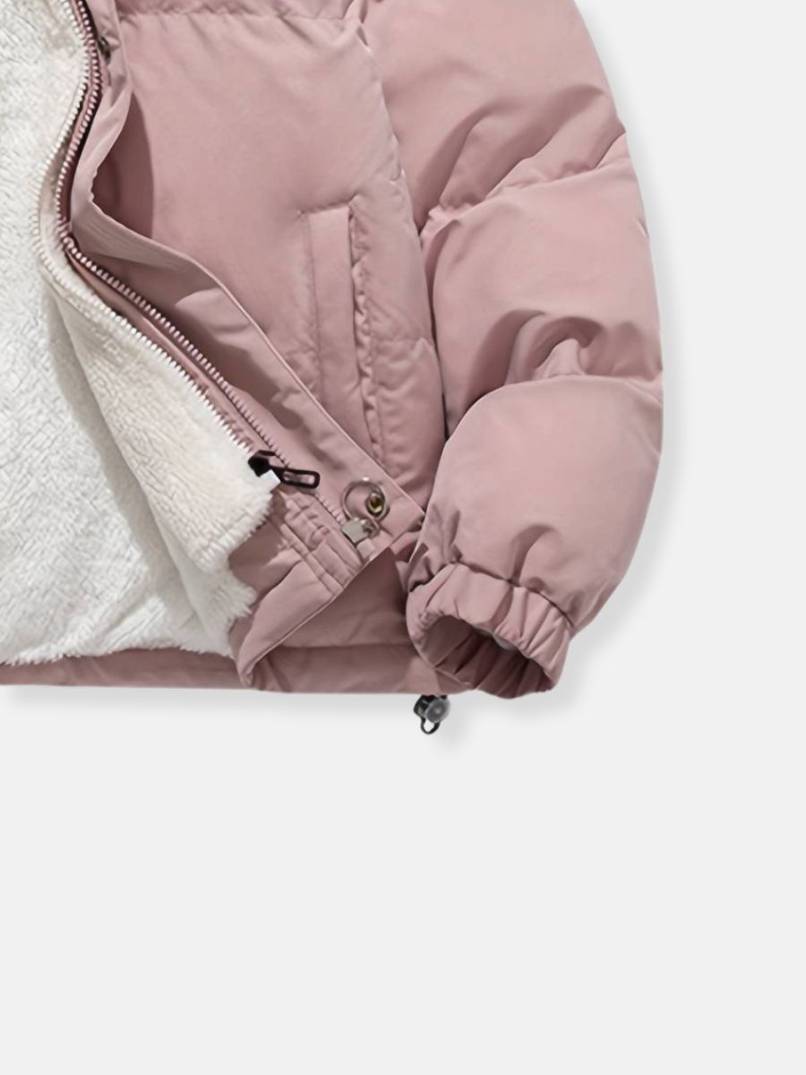 Meleia | Winterpufferjack voor dames met capuchon - Warme, waterdichte & geïsoleerde jas voor koud weer