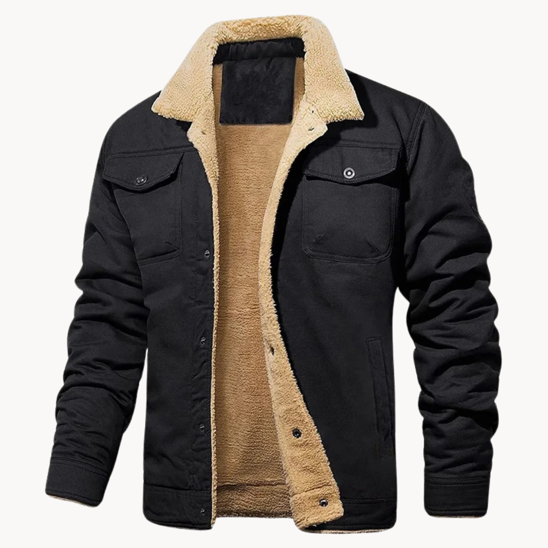 Quade | Men's Fleece-Lined Jacket - Warm Casual Outerwear