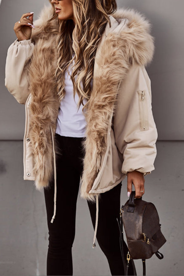 Lyvessa | Premium winterparka voor dames – Stijlvolle lange jas met capuchon van imitatiebont