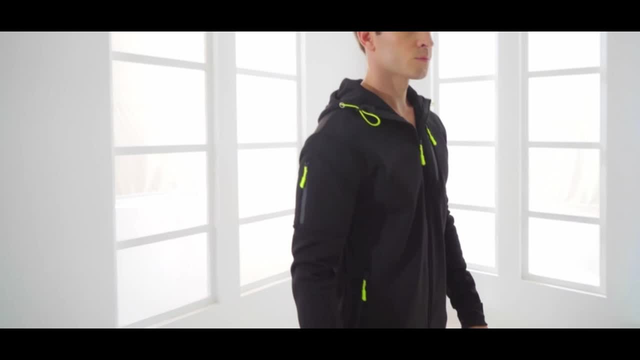 Gian | Heren sportjas met capuchon en rits - Casual Hoodie met ritssluiting