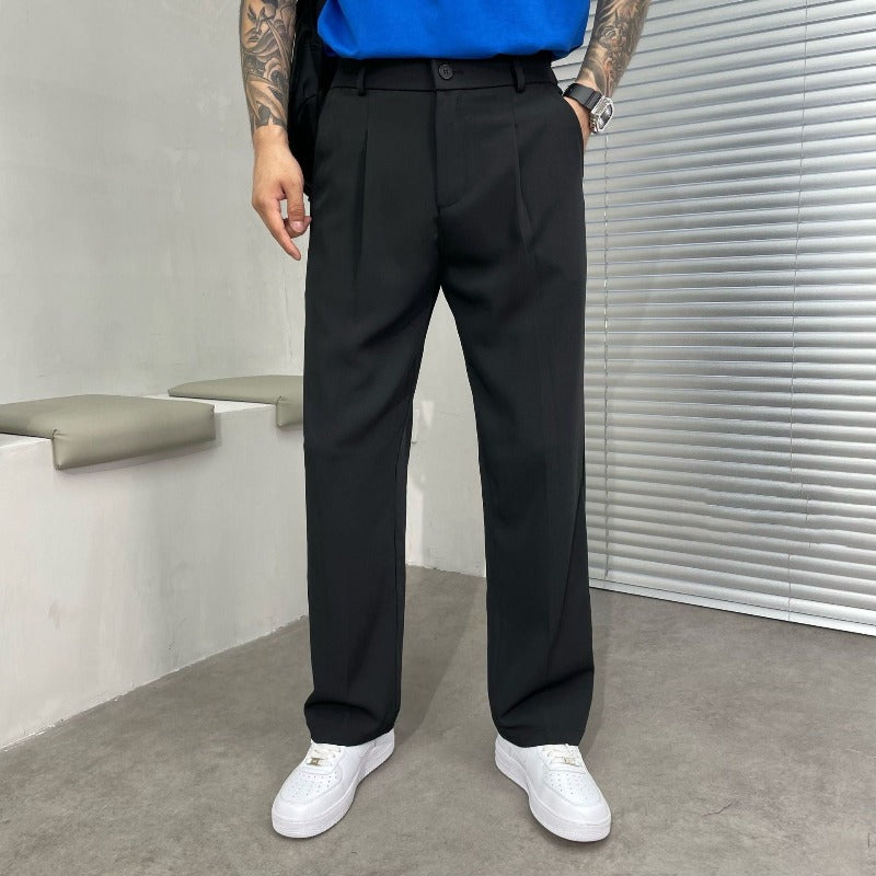 Orien | Pantalon droit pour homme – Confortable, coupe ajustée, polyvalent pour le travail et les loisirs