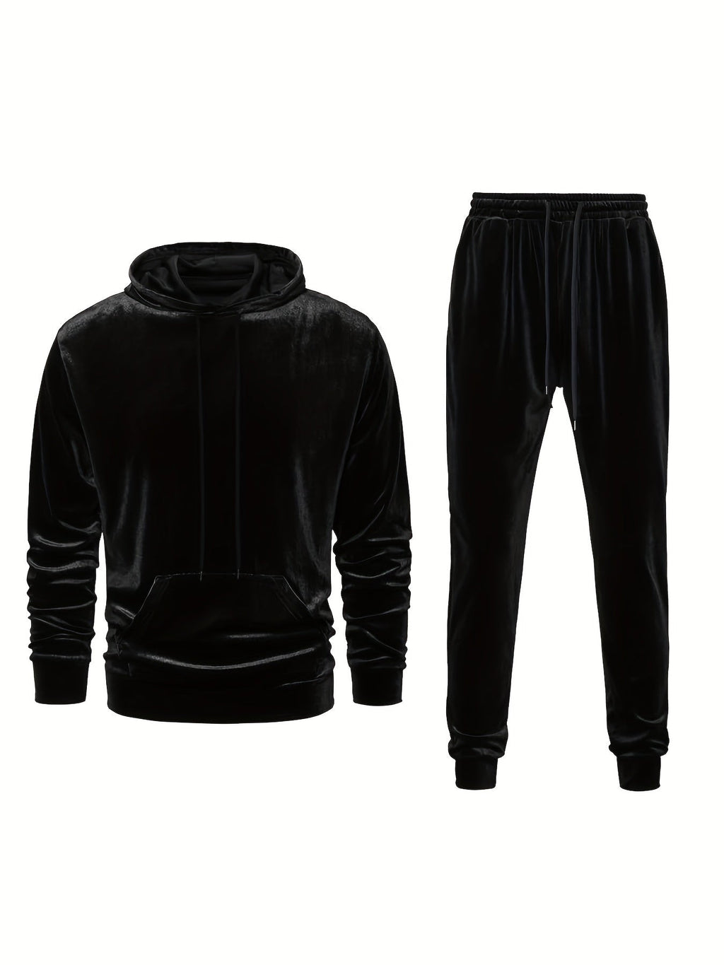 Nobu | Heren trainingspak in fluweel 2-delig - Casual Hoodie & Joggerset voor comfort en stijl