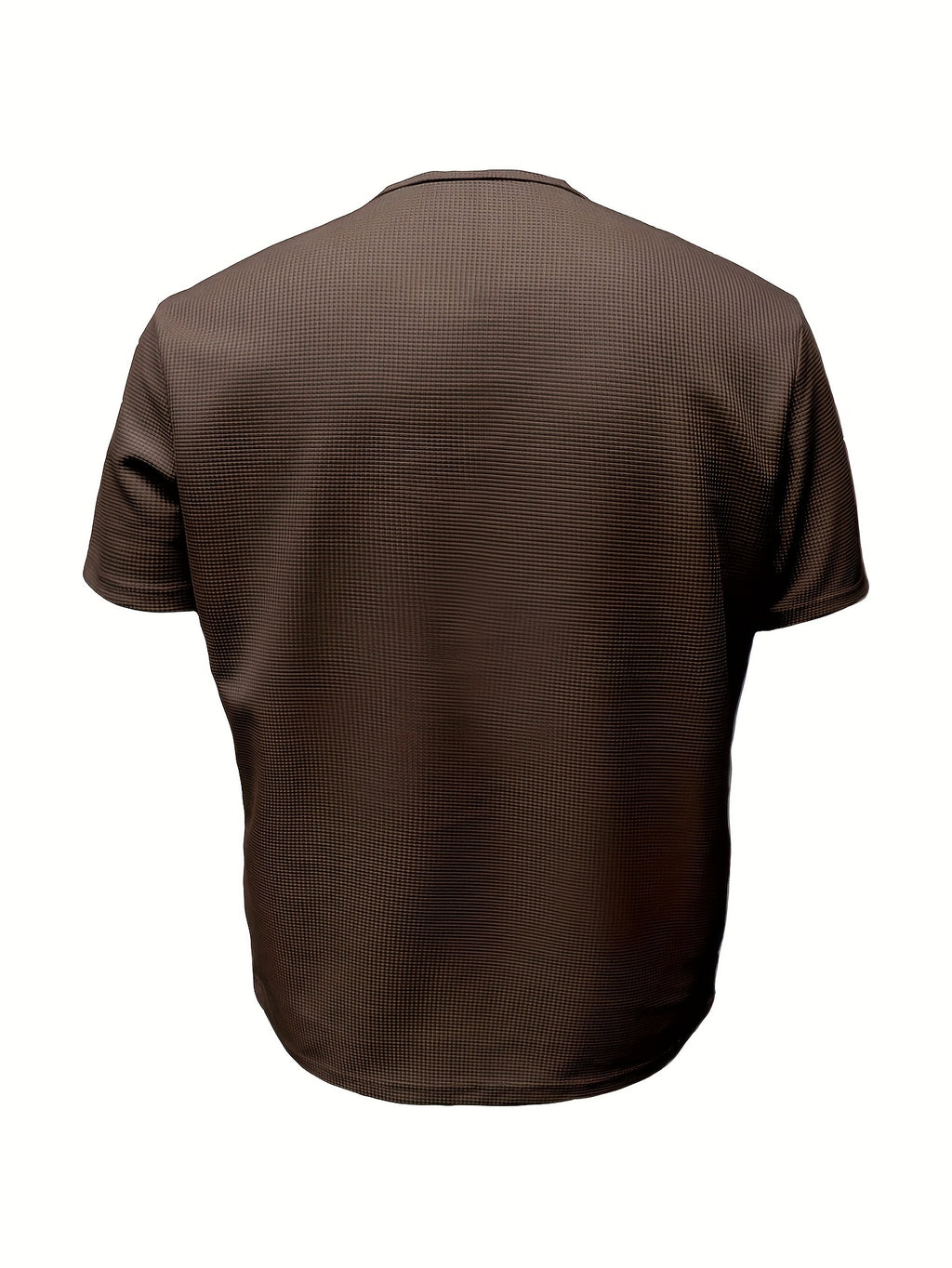 Wallace | Herenhemd met korte mouwen - Lichtgewicht gebreid wafel T-shirt