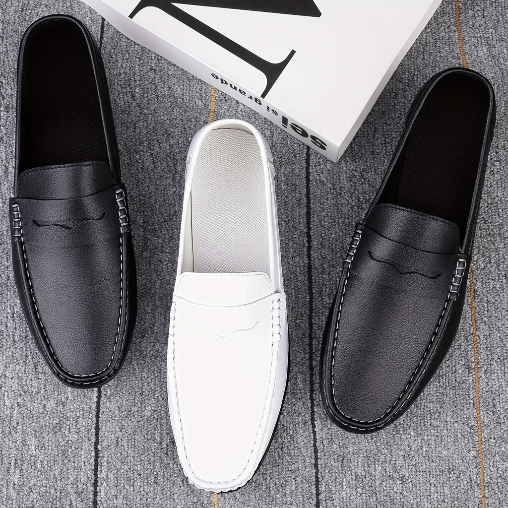 UrbanPenny | Heren Vintage Penny Loafers - Comfy Slip-On Formele Schoenen