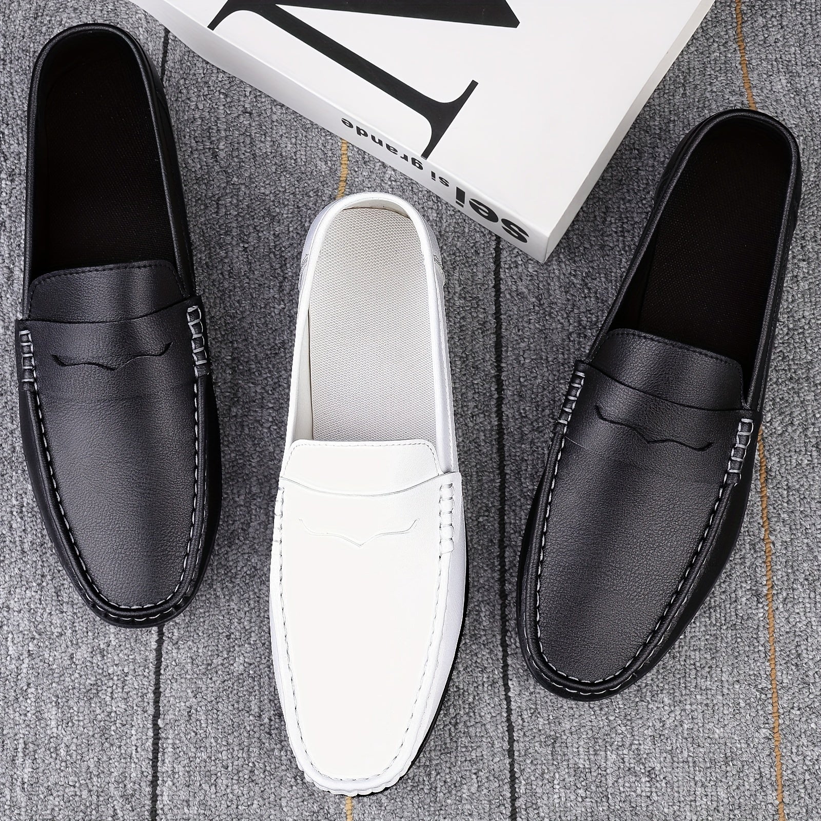 UrbanPenny | Heren Vintage Penny Loafers - Comfy Slip-On Formele Schoenen