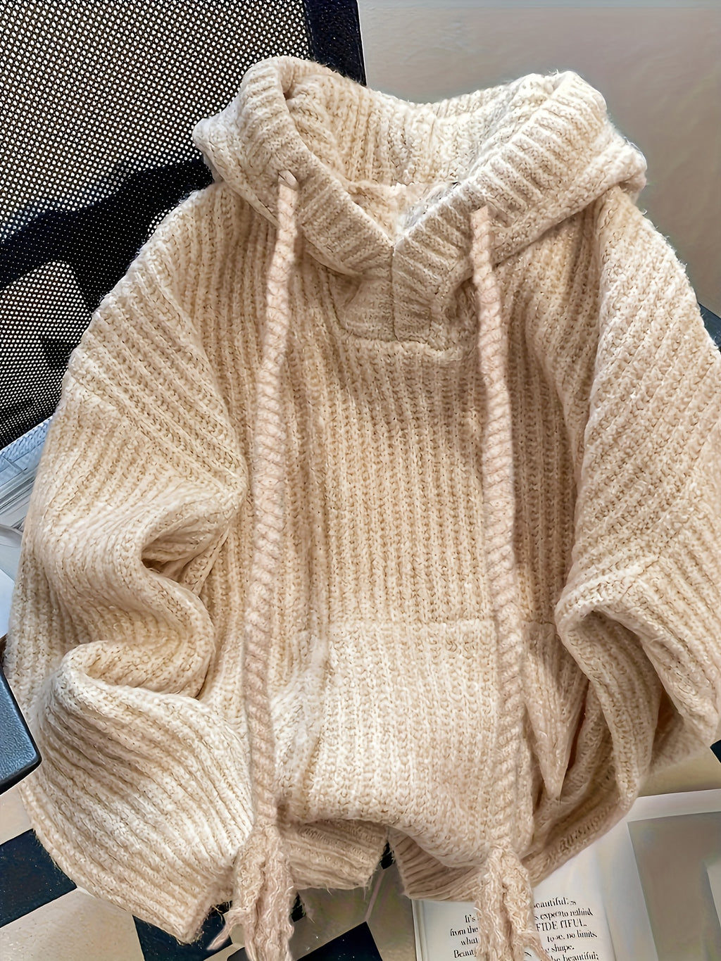 Irelis | Heren trui met capuchon en trekkoord, casual warme pullover met lange mouwen