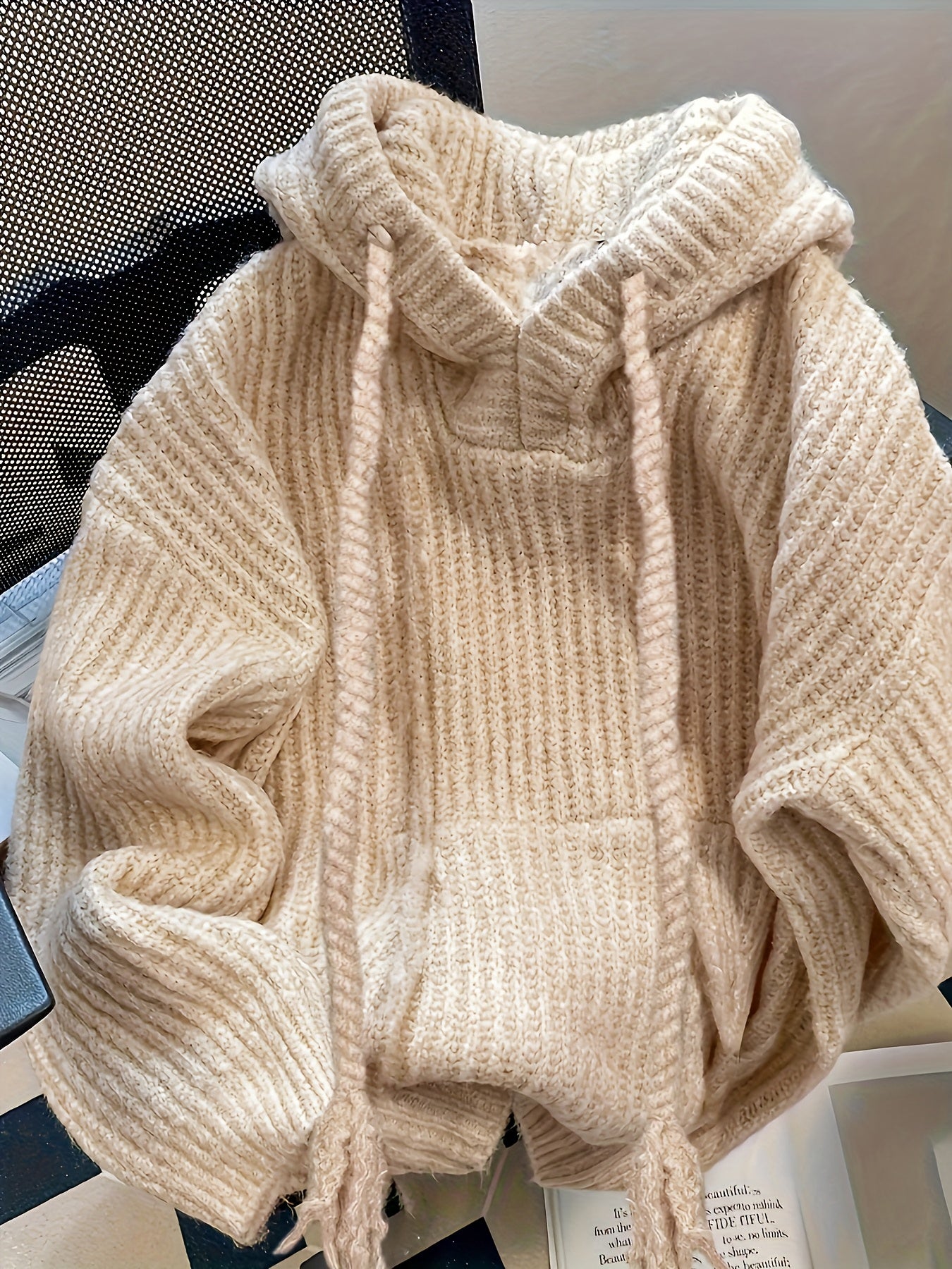 Irelis | Heren trui met capuchon en trekkoord, casual warme pullover met lange mouwen