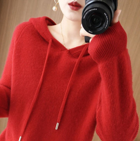 Dalina | Kasjmier trui met capuchon – Warm en comfortabel