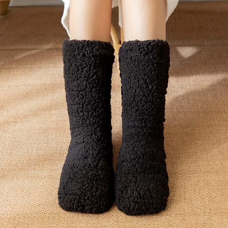 CozySteps | Chaussettes d'hiver douillettes en polaire pour femmes - Chaussettes d'hiver confortables