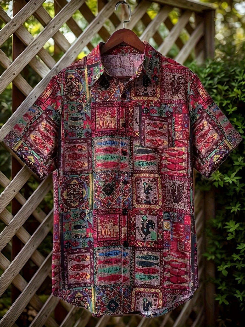 Zayor | Heren 3D Digitale Print T-shirt – Etnische Tribal Graphic Tee, Casual Losse Pasvorm