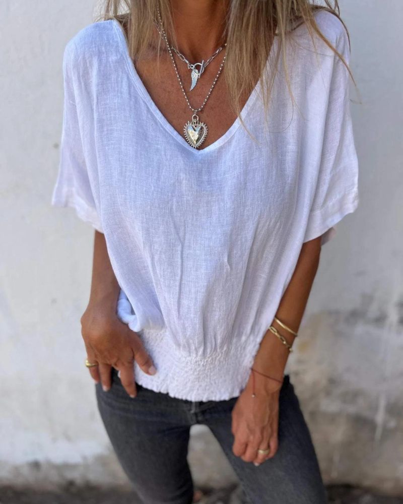 Suri | Luchtige zomertop voor dames – Casual, lichtgewicht en ademende blouse