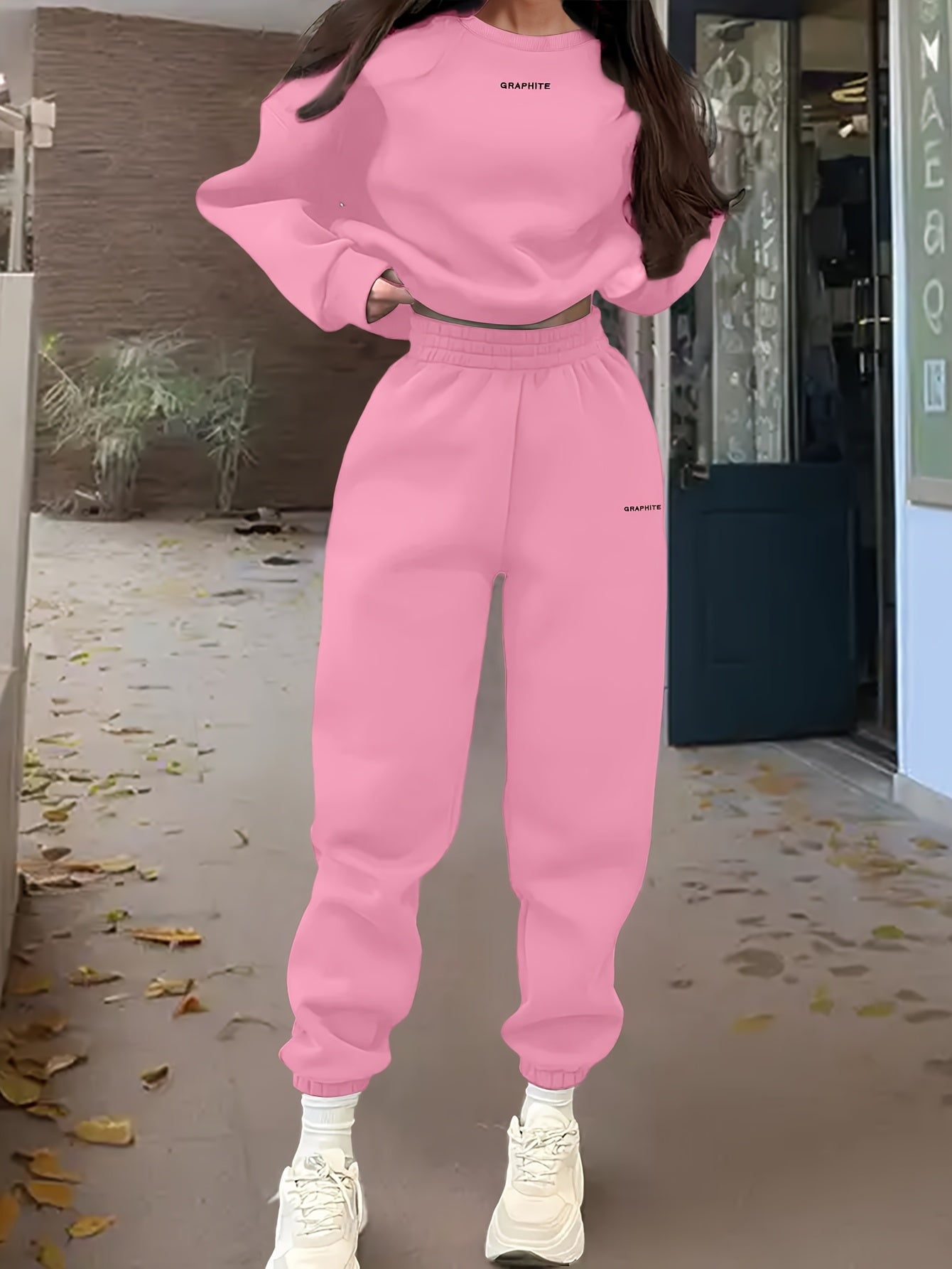 Dariah | Casual sweatshirt- en broekenset voor dames, losse pasvorm, comfortabele sportkleding
