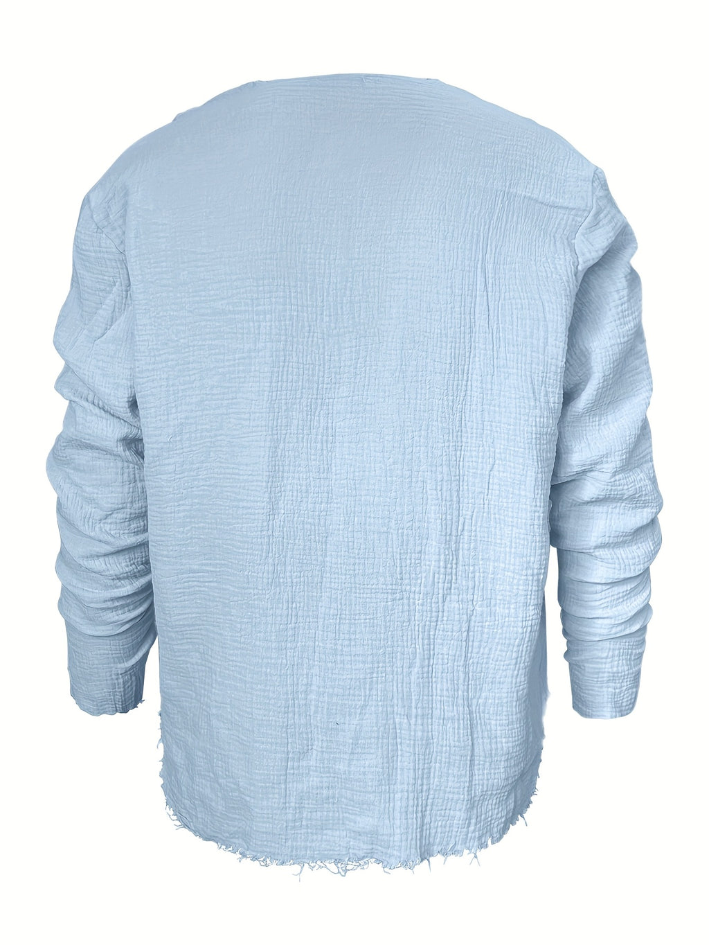 Ziveno | V-hals T-shirt met distressed-look voor heren – Casual zomershirt met halflange mouwen
