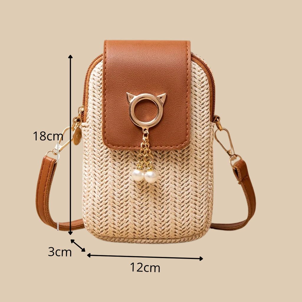Mirabelle | Leren crossbodytas voor dames – elegante designer schoudertas
