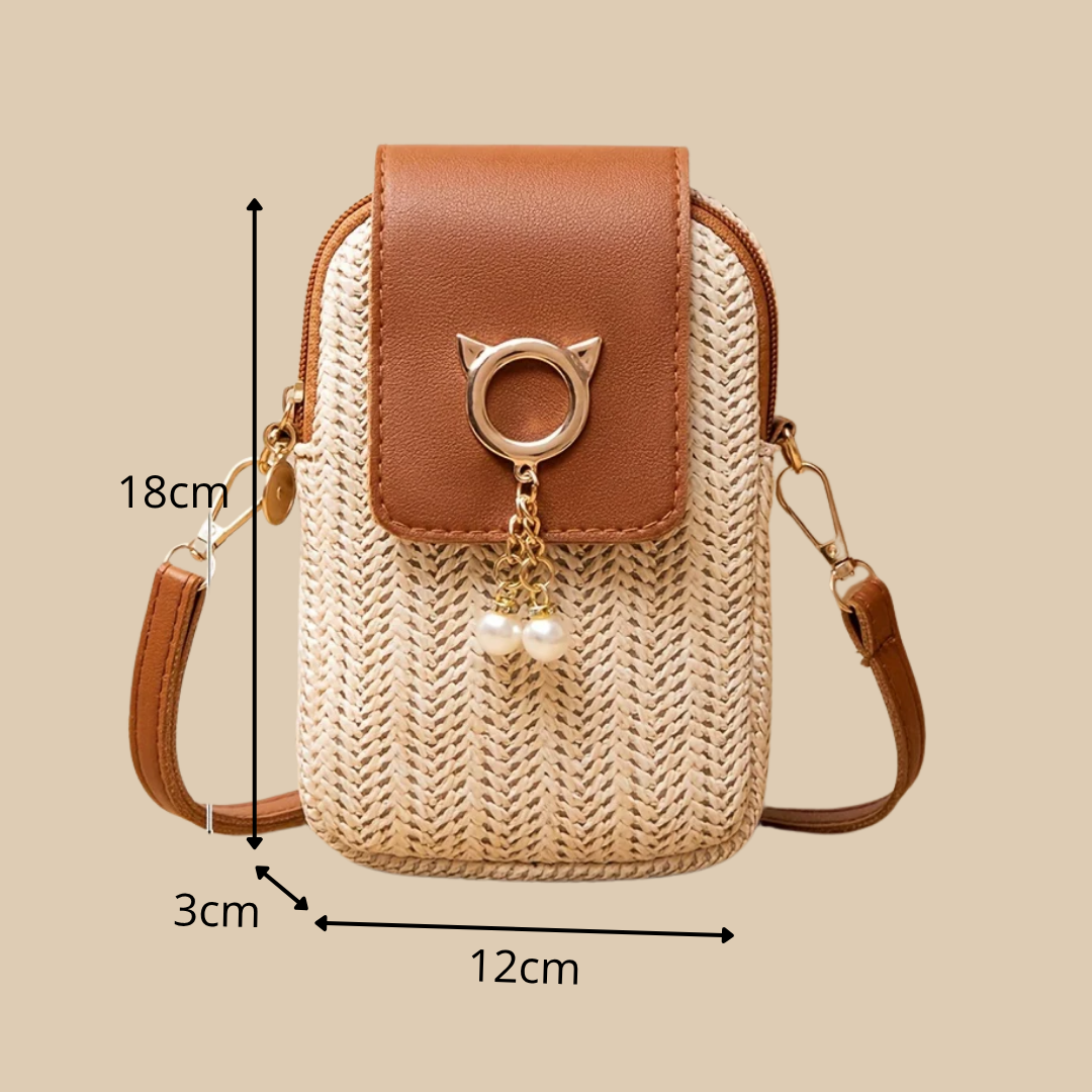 Mirabelle | Leren crossbodytas voor dames – elegante designer schoudertas