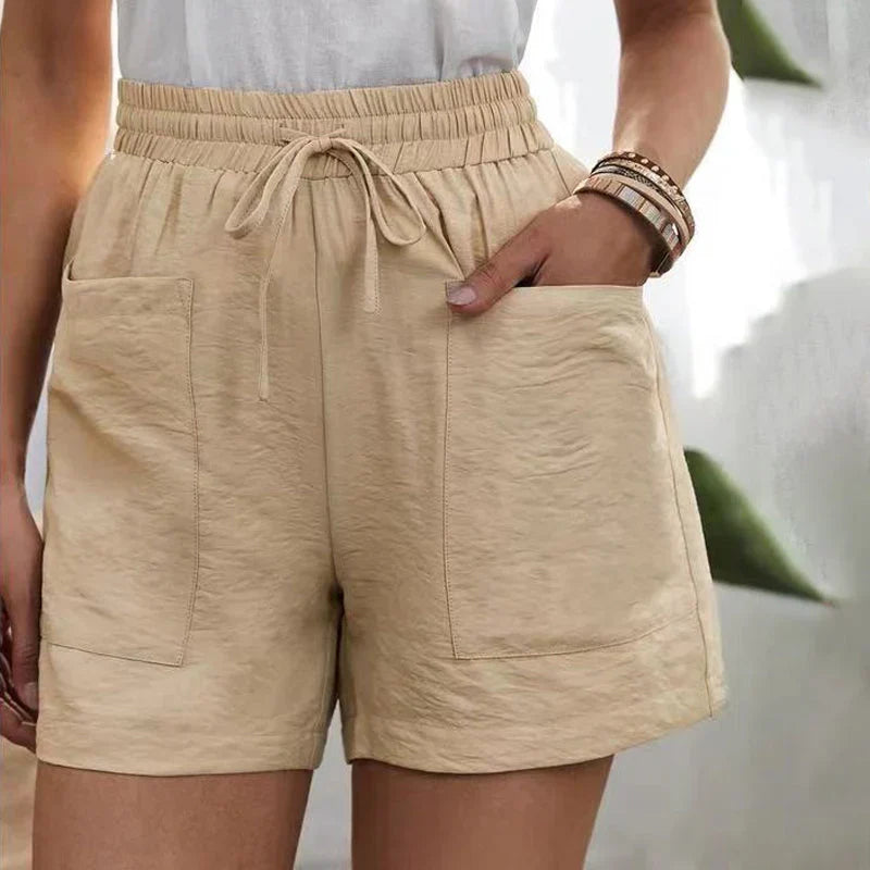 Alya | Women's Casual Shorts - Lightweight, Breathable, High-Waisted