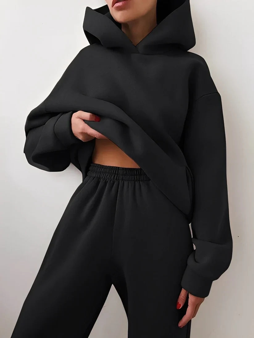 Varelle | Joggingpak met capuchon voor dames – Relaxed fit hoodie & joggingbroek Athleisure-kleding