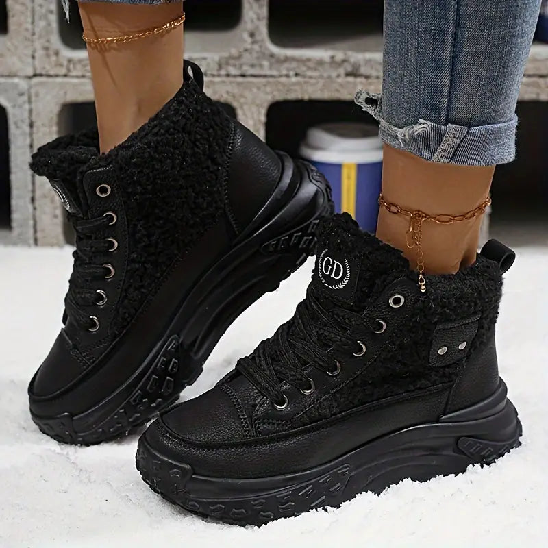 ArcticGrip | Winterwandelschoenen met dikke zool - waterdicht, geïsoleerd en slipvast voor koud weer