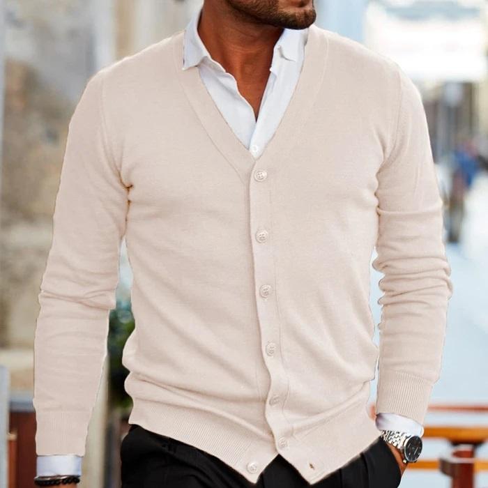 Braxen | Casual gebreid vest voor heren – katoenmix, comfortabele pasvorm