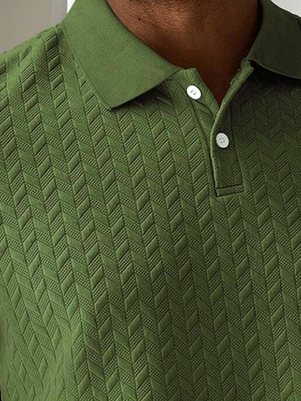 Aldous | Casual Herenpoloshirt met korte mouwen - Gestructureerde, elastische stof