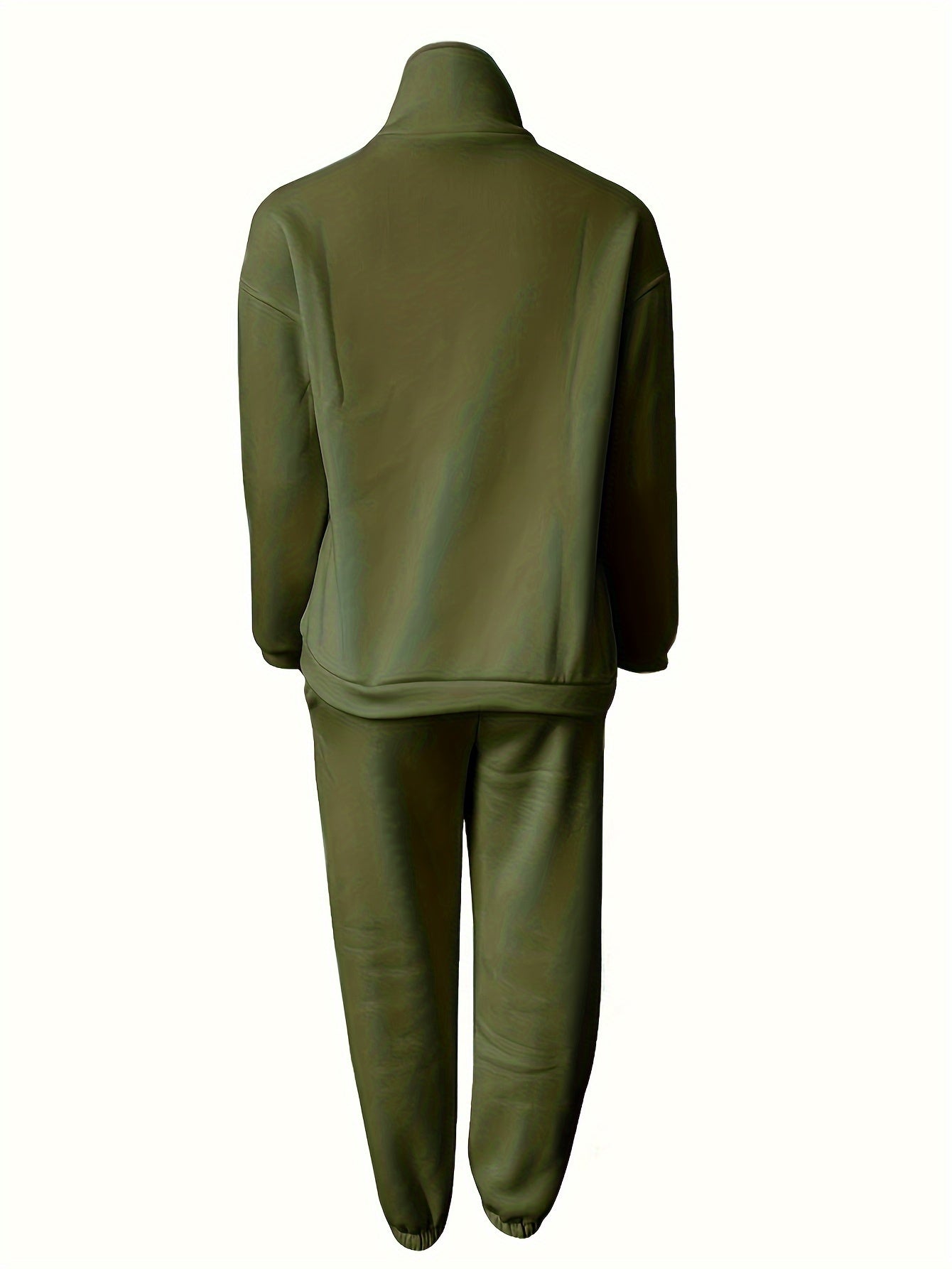 Fritha | Casual Tweedelige Set voor Vrouwen - Sweatshirt met Ritssluiting & Elastische Taille Broek, Comfortabele Lounge Outfit