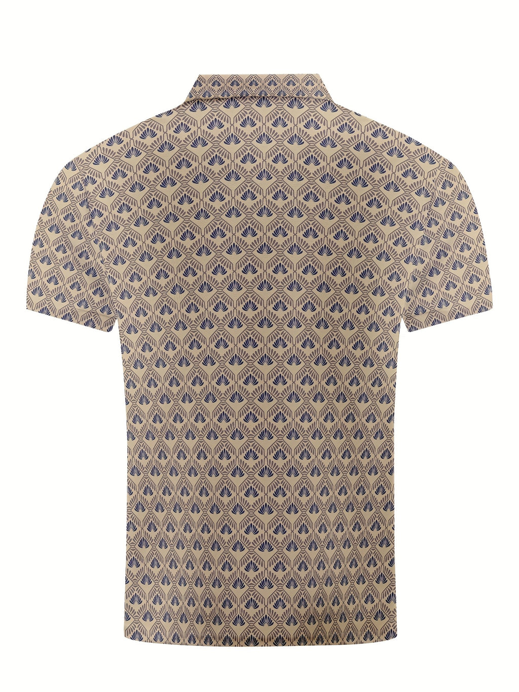 Severin | Polo homme décontracté - Manches courtes, imprimé géométrique