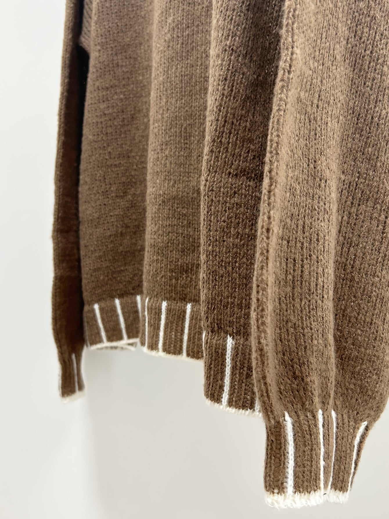 Benedetta | Elegante oversized damestrui met losse schouders - Casual lange mouwen, ronde hals, zacht polyester breisel