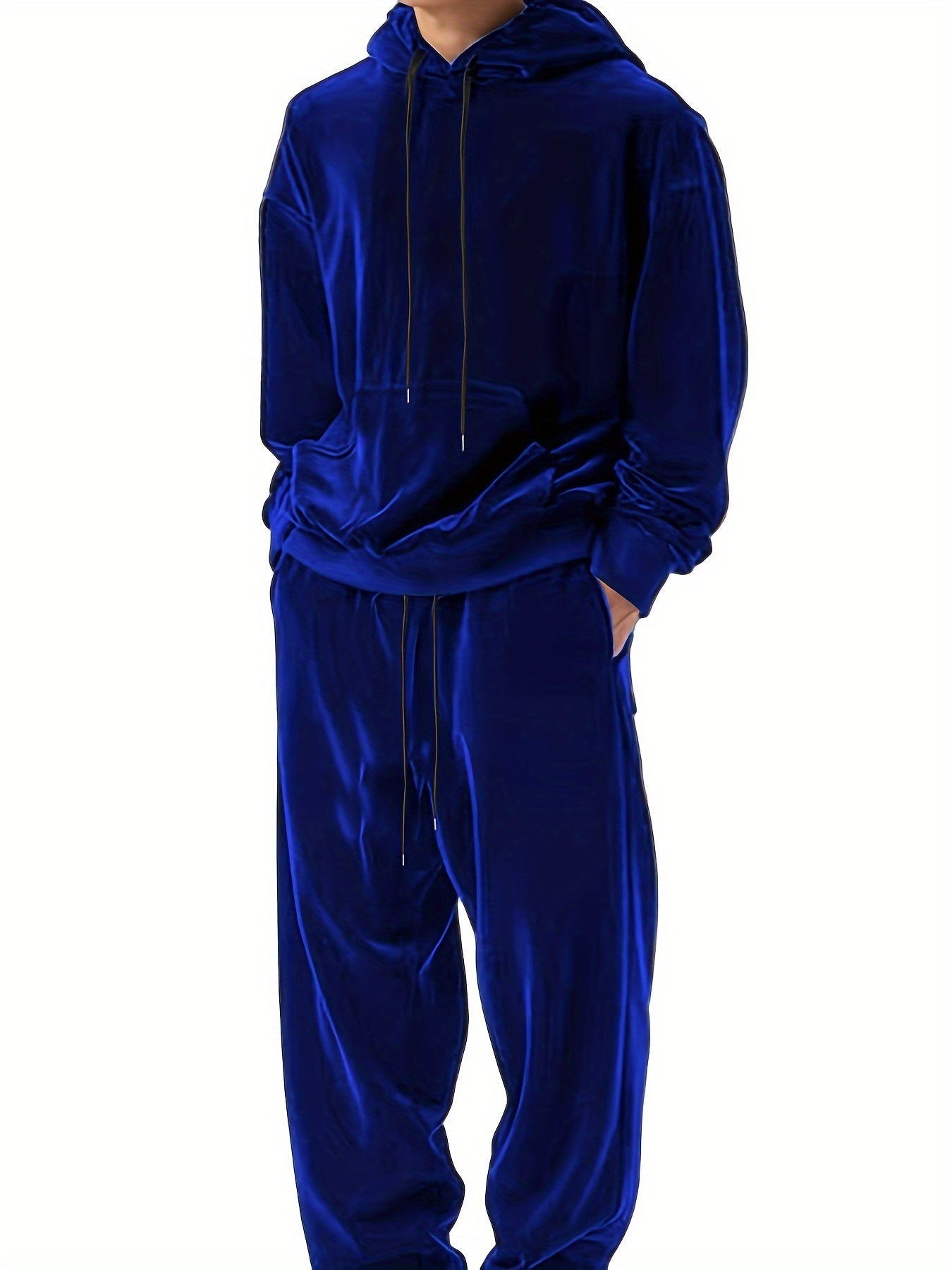 Nobu | Heren trainingspak in fluweel 2-delig - Casual Hoodie & Joggerset voor comfort en stijl