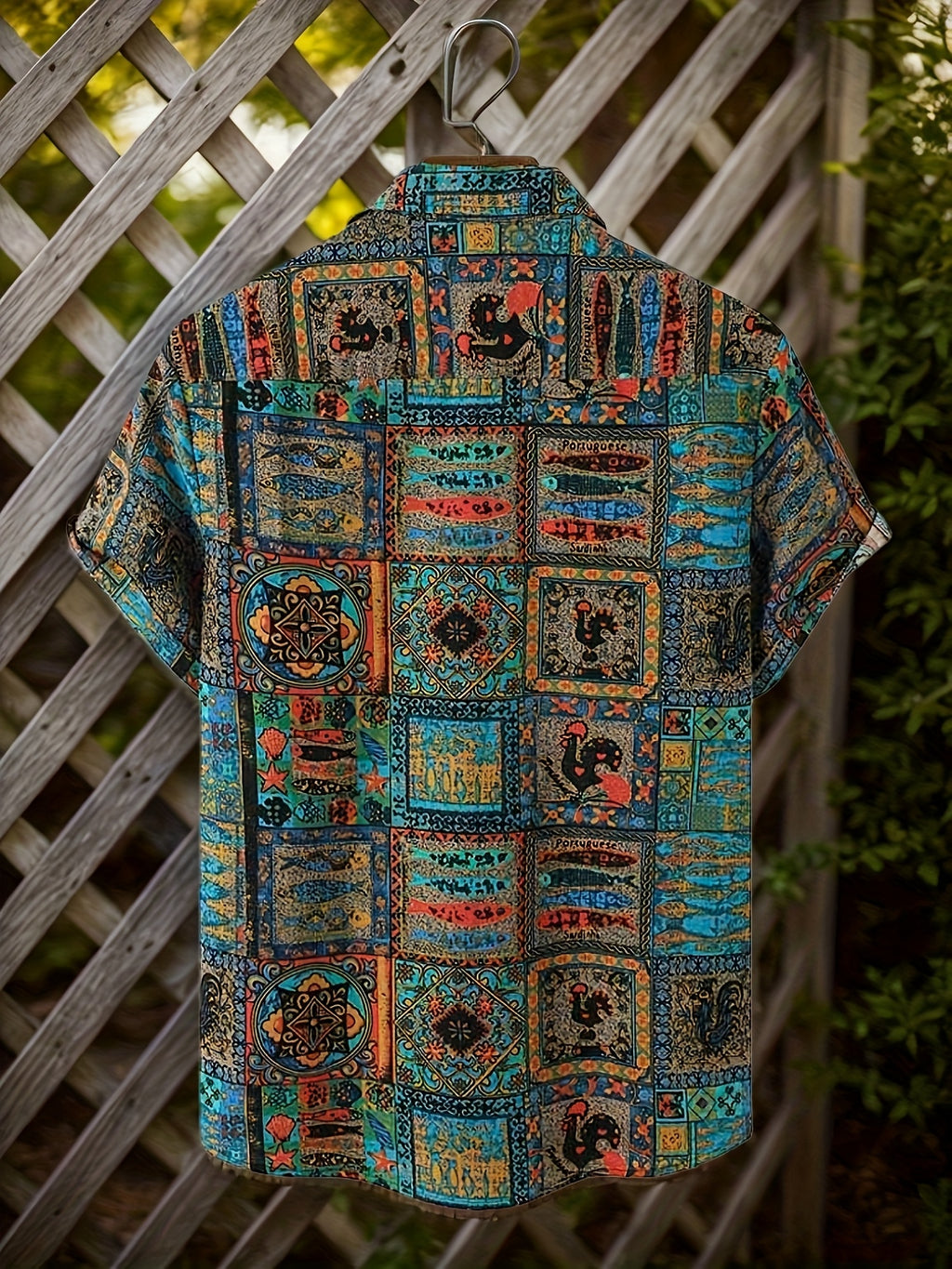 Zayor | Heren 3D Digitale Print T-shirt – Etnische Tribal Graphic Tee, Casual Losse Pasvorm