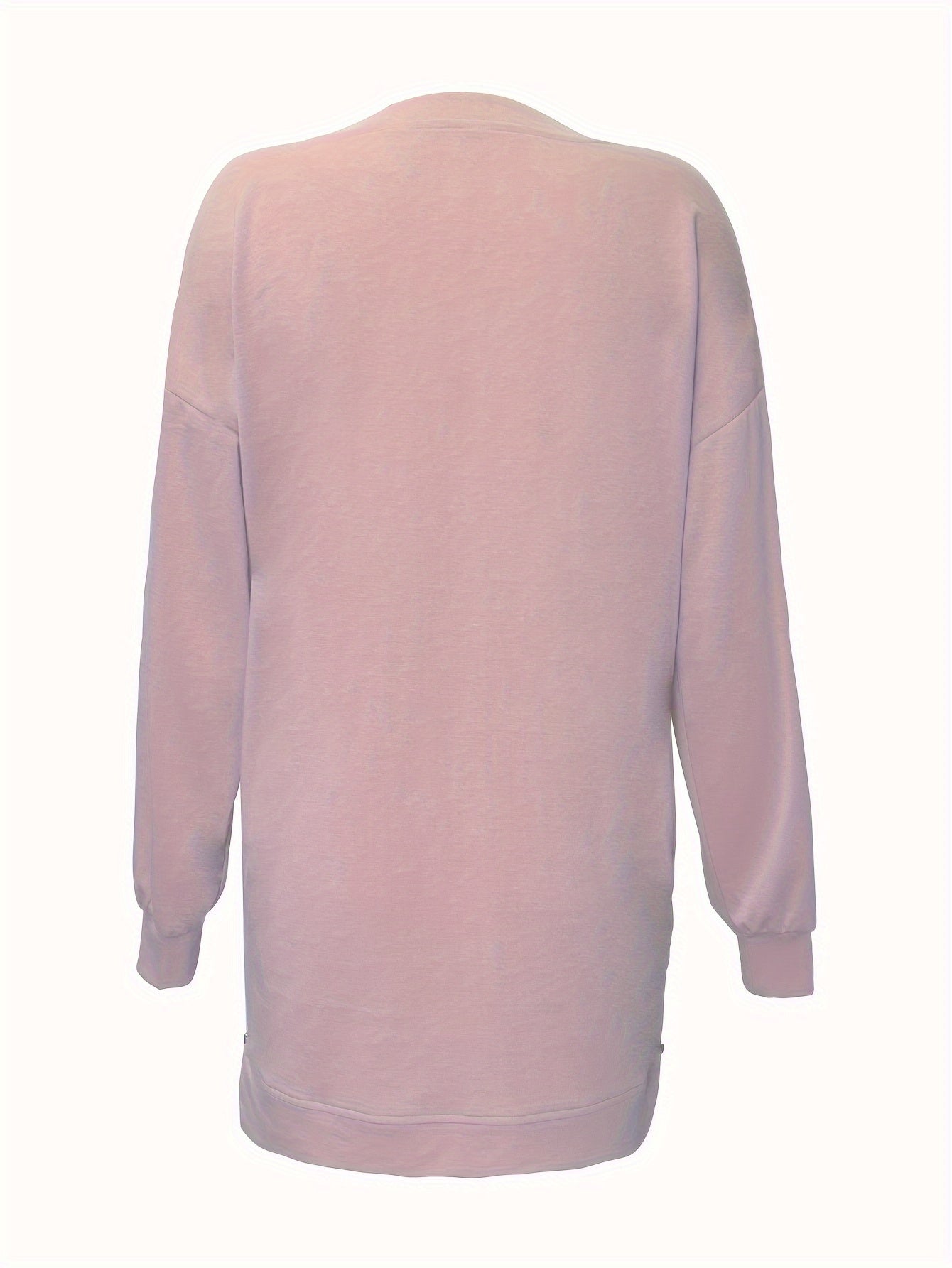 Bellarose | Casual damessweatshirt - oversized trui met ritsdetail en zijsplitten