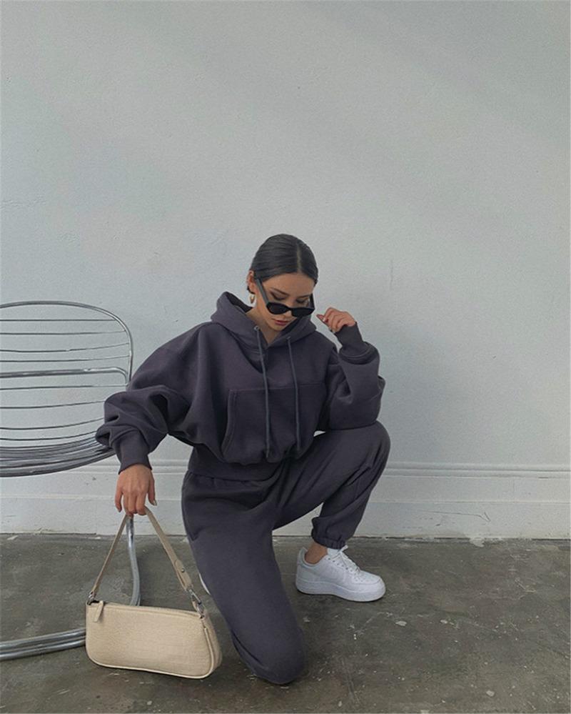 Amistra | Women's Long Sleeve Sportswear - Casual Two Piece Outfit, Athletic & Leisure Wear