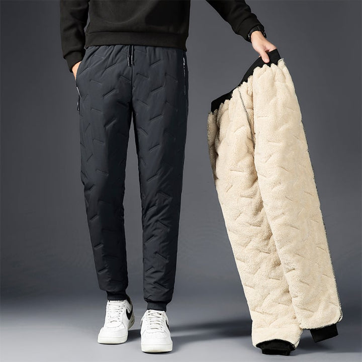 ThermoWear | Unisex fleece winterbroek – warme thermische broek, casual en comfortabele joggingbroek