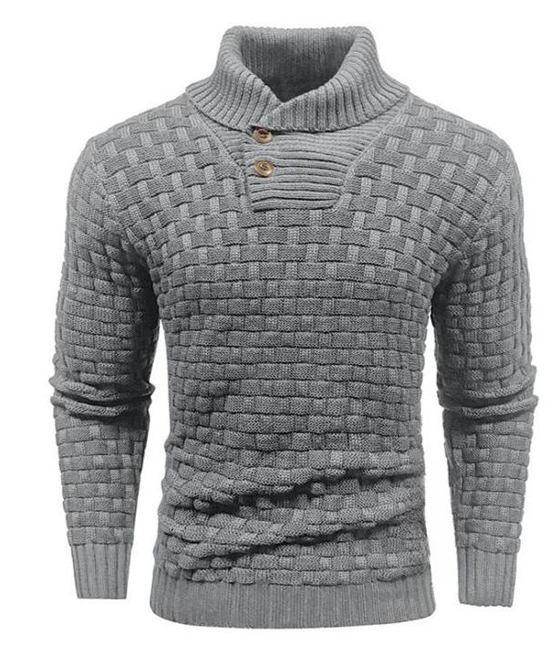 Draven | Klassieke heren trui met sjaalkraag - Knus, Warm, Stijlvol - Ideaal voor Herfst en Winter