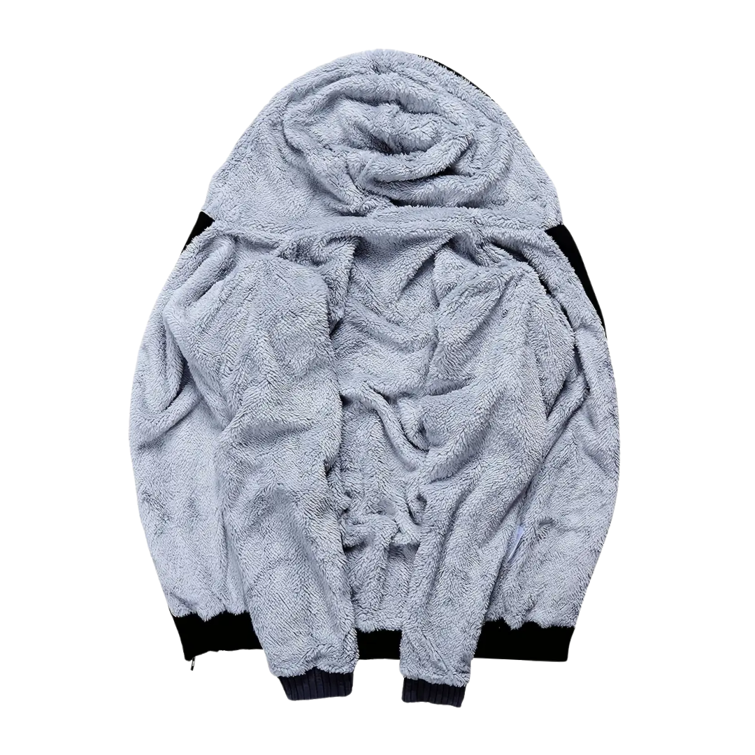 Roneth | Herenhoodie met sherpa-voering – Warme, zachte en comfortabele pullover