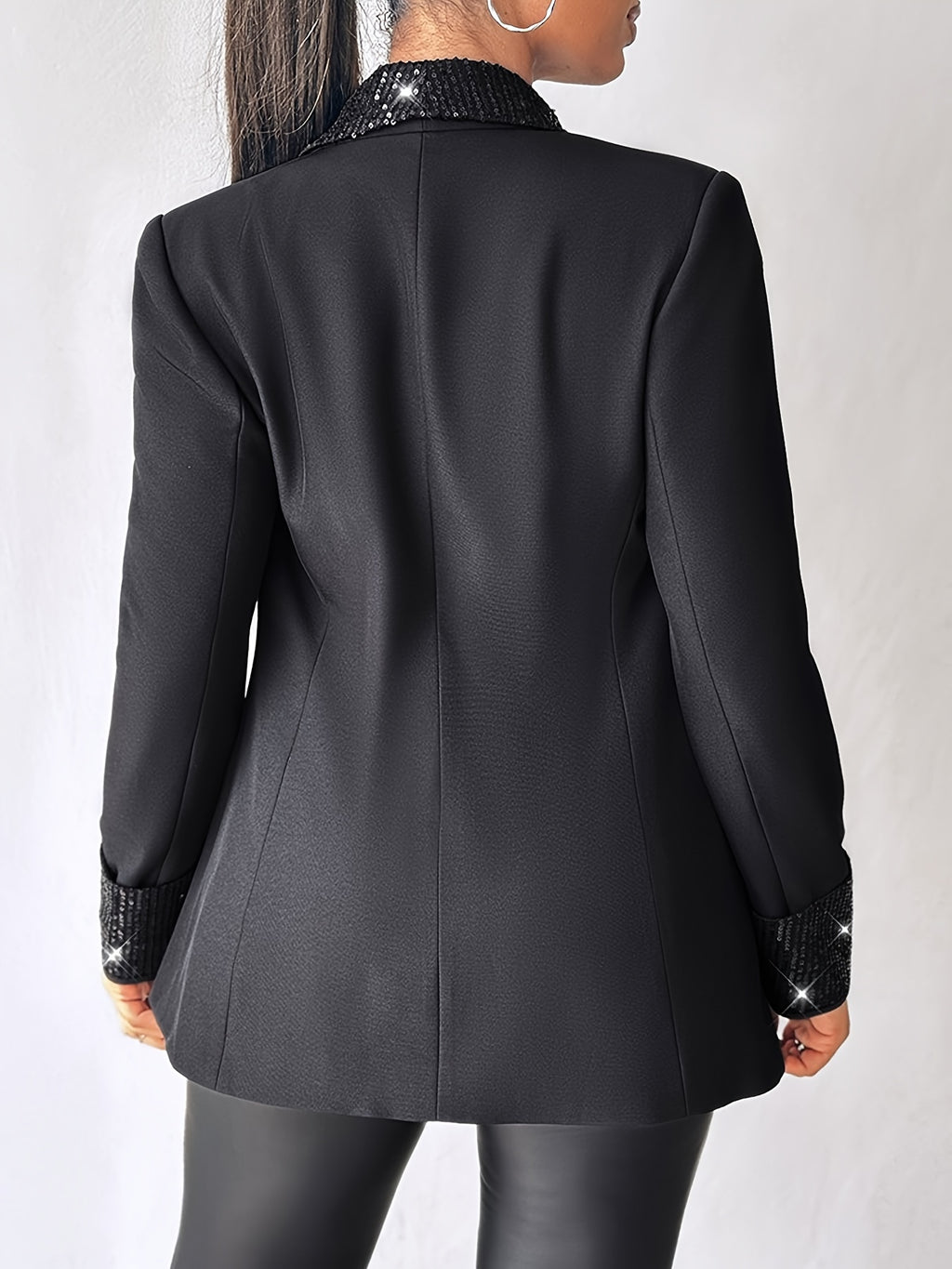 Fiorina | Kraag met lovertjes en manchet - elegante blazer voor formele en zakelijke kleding
