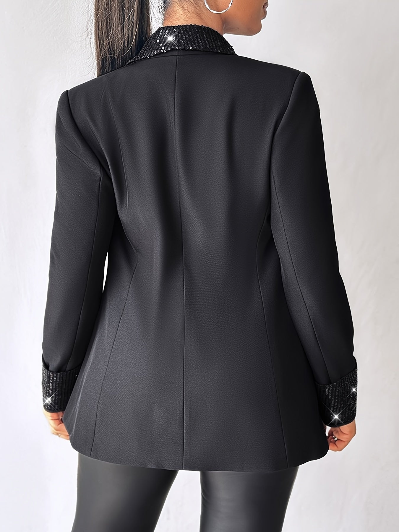 Fiorina | Kraag met lovertjes en manchet - elegante blazer voor formele en zakelijke kleding