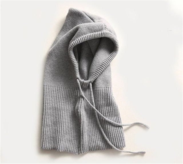 CozyVeil | Wollen gebreide bivakmuts – zachte kasjmier wintermuts & warme gezichtsbedekking voor koud weer