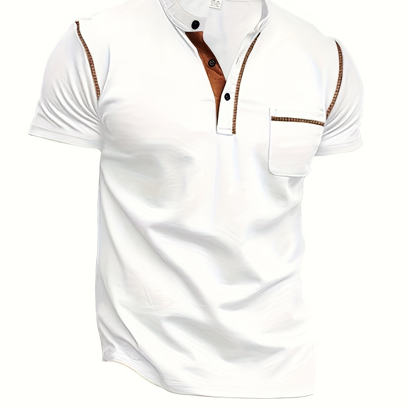 Fabrizio | Heren-T-shirt met korte mouwen - Ademend katoenen casual shirt