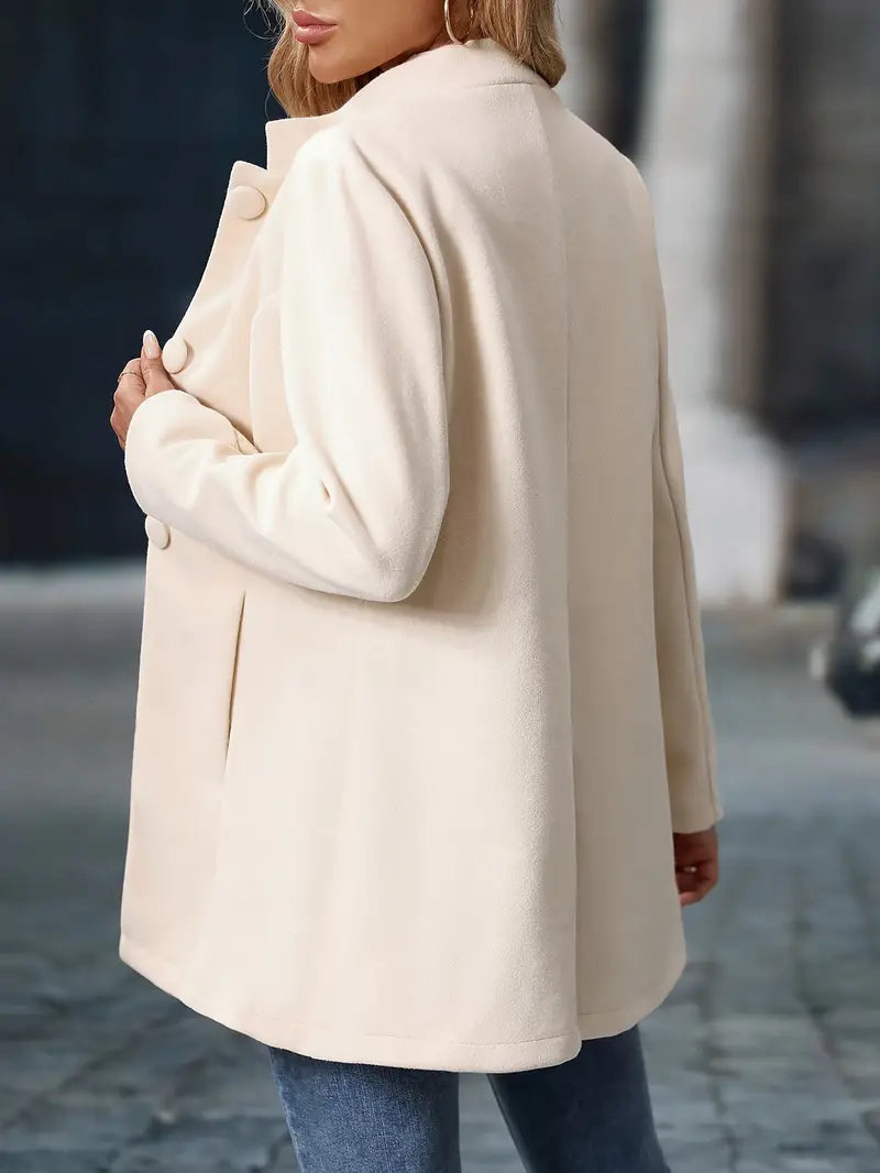 Aslirae | Elegante Damesjas en Tijdloze Mantel – Lange Winterjas, Klassiek Design, Comfortabel